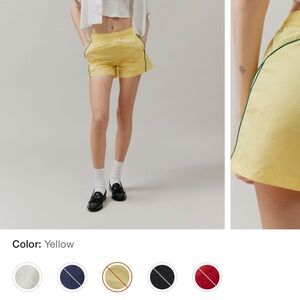 Yellow Women's Shorts